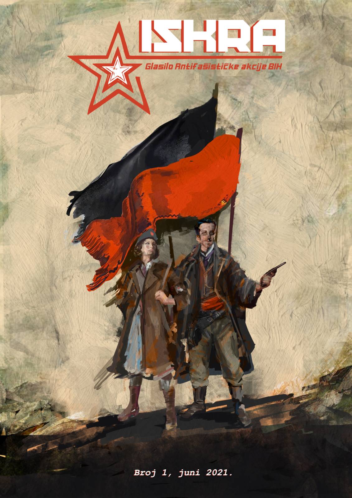 Iskra – Prvi broj Glasila Antifašističke akcije BiH<br src=