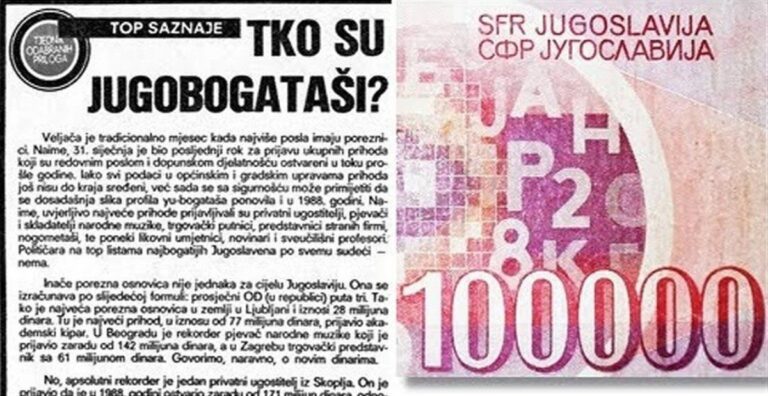 Ko su bili najbogatiji ljudi u Jugoslaviji krajem osamdesetih? Političara nema na listi<br src=