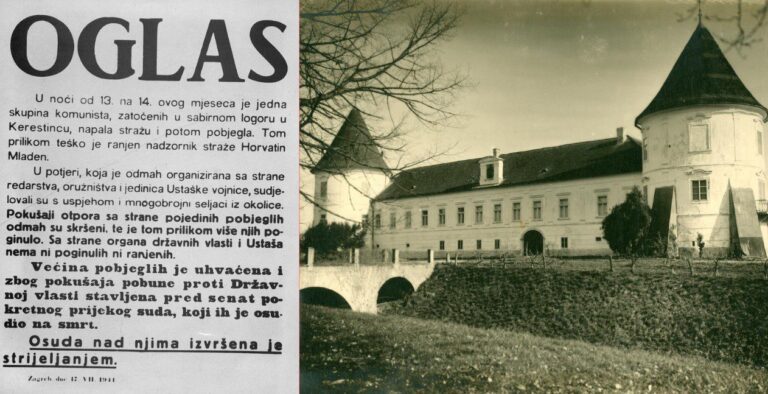 BIJEG IZ LOGORA KERESTINEC – 14.07.1941. – YU KALENDAR<br src=