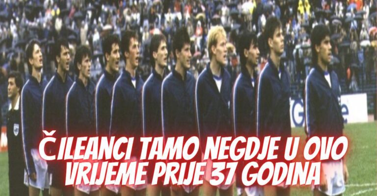Čileanci tamo negdje u ovo vrijeme prije 37 godina<br src=